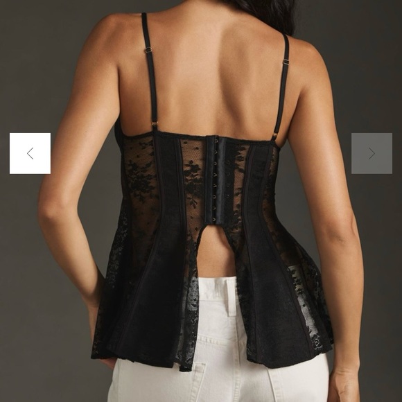 NWT Anthropologie Lace Corset Top - Picture 3 of 9